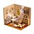 お買い得  ドールハウス-DIY 有名建造物 家具 家 木製 子供用 女の子 おもちゃ ギフト