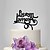 Недорогие топперы для свадебного торта-Классика Свадьба Буквы и цифры пластик 1 pcs Черный