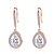 cheap Earrings-Women&#039;s Diamond Cubic Zirconia tiny diamond Drop Earrings Hanging Earrings Drop Ladies Fashion Blinging Zircon Earrings Jewelry Rose Gold / Silver For Wedding