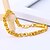 cheap Bracelets-Men&#039;s Women&#039;s Baht Chain Chain Bracelet Gold Plated Personalized Vintage Punk Rock Fashion Bracelet Jewelry Gold For Party Gift Stage Street Club