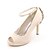 cheap Wedding Shoes-Women&#039;s Wedding Shoes Stiletto Heel Peep Toe Rhinestone Satin Basic Pump Spring / Summer White / Purple / Champagne / Party &amp; Evening