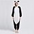 cheap Kigurumi Pajamas-Adults&#039; Kigurumi Pajamas Panda Animal Color Block Onesie Pajamas Polar Fleece Cosplay For Men and Women Halloween Animal Sleepwear Cartoon Festival / Holiday Costumes / Leotard / Onesie