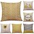 cheap Throw Pillows &amp; Covers-6 pcs Linen Cotton / Linen Pillow Cover Pillow Case, Textured Traditional / Classic Bolster Beach Style