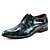 cheap Men&#039;s Oxfords-Men&#039;s Printed Oxfords Leather Spring / Fall Wedding Shoes Purple / Blue / Party &amp; Evening / Lace-up / Party &amp; Evening