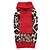 ieftine cele mai bune cadouri de Crăciun-Pisici Câine Haine Pulovere Crăciun Leopard Cosplay Casul / Zilnic Păstrați-vă cald Nuntă Anul Nou Iarnă Îmbrăcăminte Câini Haine pentru catelus Ținute pentru câini Leopard Costum pentru fată și