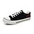 cheap Men&#039;s Sneakers-Men&#039;s Light Soles Canvas Spring / Fall Sneakers Black / White / Split Joint / Outdoor