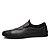 abordables Chaussures Sans Lacets &amp; Mocassins Homme-Homme Semelles légères Automne / Hiver Mariage Décontracté Soirée &amp; Evénement Mocassins et Chaussons+D6148 Cuir Noir / Kaki / Bureau et carrière