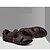 preiswerte Herrensandalen-Herren Sandalen Komfort Schuhe Fischer Sandalen Komfort-Sandalen Alltag Kleid Outdoor Upstream-Schuhe Nappaleder Schwarz Kaffee Herbst Sommer