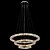 cheap Circle Design-1-Light 60 cm Crystal / Adjustable / Dimmable Chandelier Metal Circle Electroplated Chic &amp; Modern 110-120V / 220-240V