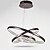 abordables Éclairages circulaires-80 cm Ampoule incluse / Ajustable Lampe suspendue Métal Acrylique Finitions Peintes Artistique / Inspiré de la nature / LED 110-120V / 220-240V