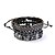 cheap Men&#039;s Bracelets-Men&#039;s Women&#039;s Geometric Leather Bracelet Magnetic Bracelet - Leather Classic, Bohemian, Basic Bracelet Gray For Wedding Party Graduation