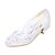 baratos Sapatos de Noiva-Mulheres Sapatos De Casamento Salto Agulha Peep Toe Tricô Plataforma Básica Primavera / Verão Preto / Branco / Ivory / Festas &amp; Noite / EU40