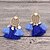 cheap Earrings-Women&#039;s Drop Earrings fan earrings Tassel Ladies Personalized Tassel Bohemian Fashion Boho Earrings Jewelry Green / Depression Green / Light Blue For Wedding Party Graduation Gift Daily Casual