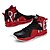cheap Men&#039;s Athletic Shoes-Men&#039;s Shoes PU Spring Fall Comfort Athletic Shoes Basketball Shoes Lace-up for Casual Black Red Black/Red