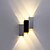 billige Fluktmonterte vegglamper-Moderne Moderne Innendørs Metall Vegglampe 90-240V 1 W / Integrert LED