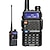 billige Walkie-talkies-BAOFENG Walkie Talkie Håndholdt Nødalarm Programmeringskabel Programmerbar med datasoftware Toveis radio 5-10 km 5-10 km / 136-174 mHz / 400-520MHz / FM-radio / Strømsparefunksjon / Lader og adapter