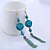 cheap Earrings-Women&#039;s Turquoise Personalized Tassel Basic Vintage Earrings Jewelry Red / Pink / Light Blue For Party Gift Ceremony Evening Party Club