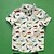 Недорогие Футболки и рубашки-Дети (1-4 лет) Мальчики Рубашка С короткими рукавами Животное Белый Хлопок Дети Верхушки Лето Животные принты Стандартный Короткий