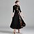cheap Ballroom Dancewear-Ballroom Dance Dress Pattern / Print Splicing Women&#039;s Half Sleeve Natural Tulle Lycra Ice Silk