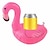 cheap Novelty Drinkware-Inflatable Coasters Flamingos Aquatic Float Drink Cup Holder Tray Pool Party Supplies