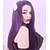 cheap Synthetic Lace Wigs-Synthetic Lace Front Wig Straight Straight Lace Front Wig Long Dark Purple Synthetic Hair Women&#039;s Natural Hairline Purple Gray Uniwigs