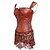 cheap Women&#039;s Sleep &amp; Lounge-Corset Women&#039;s Solid Colored Shapewear Corset Dresses Lace Up Red S / Super Sexy