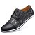 cheap Men&#039;s Oxfords-Men&#039;s Novelty Shoes Spring / Fall Casual Casual Outdoor Office &amp; Career Oxfords Microfiber Black / Yellow / Red / Split Joint / EU40
