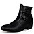 cheap Men&#039;s Boots-Men&#039;s Boots Bootie Chelsea Boots Athletic Casual Outdoor Leather Fabric White Black Khaki Fall Winter / Lace-up