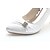 olcso Esküvői cipők-Női Cipő Szatén Tavasz / Nyár Formai cipő Esküvői cipők Tűsarok Erősített lábujj Strasszkő / Átkötős Fehér / Bíbor / Party és Estélyi