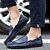 cheap Men&#039;s Slip-ons &amp; Loafers-Men&#039;s Loafers &amp; Slip-Ons Driving Shoes Light Soles Casual Outdoor Office &amp; Career Canvas White Black Blue Spring Fall / Split Joint