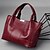 cheap Handbag &amp; Totes-Women&#039;s Bags PU Leather Tote Leather Bags Wedding Event / Party Office &amp; Career Black Purple Red Gray