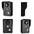 cheap Video Door Phone Systems-MOUNTAINONE 7 Inch Video Door Phone Doorbell Intercom System  Kit 1-Camera 3-Monitors Night Vision
