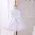 preiswerte Kleider für Babys-Baby Mädchen Schleife Volltonfarbe Ärmellos Polyester Kleid Weiß