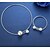 cheap Jewelry Sets-Women&#039;s Crystal Necklace Bracelet Luxury Classic Basic Fashion Crystal Earrings Jewelry Gold / Silver For Wedding Party Birthday New Baby Gift Daily / Casual / Graduation / Engagement / Valentine