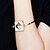 cheap Bracelets-Women&#039;s Bracelet Bangles Ladies Fashion Movie Jewelry Brass Bracelet Jewelry White / Black For Christmas Anniversary Party Evening Gift Formal Evening Date / Gold Plated