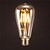 billige LED-filamentlamper-5pcs 4 W LED-glødepærer 360 lm E26 / E27 ST64 4 LED perler COB Dekorativ Varm hvit Kjølig hvit 220-240 V / 5 stk. / RoHs