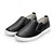 cheap Women&#039;s Slip-Ons &amp; Loafers-Women&#039;s Loafers &amp; Slip-Ons Flat Heel Round Toe PU Comfort Spring / Fall White / Black
