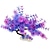 tanie Dekoracje i żwir do akwarium-akwarium dekoracja akwarium akwarium dla ryb roślina wodna różowy/fioletowy plastik 1 sztuka 10,5*6 cm