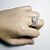 ieftine Inele-Pentru femei Band Ring Zirconiu Cubic Argintiu Plastic Placat cu platină Rotund Lux Elegant Nuntă Ceremonie Bijuterii / Logodnă