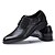 baratos Sapatos Oxford para Homem-Homens Sapatos de vestir Couro / Couro Envernizado / Pele Primavera / Outono Conforto Oxfords Preto / Azul / Casamento / Festas &amp; Noite / Cadarço / Festas &amp; Noite