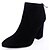 cheap Women&#039;s Boots-Women&#039;s Block Heel Boots Suede Fall Combat Boots Boots Chunky Heel Pointed Toe Bowknot Black / Yellow