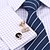cheap Men&#039;s Accessories-Geometric Golden Cufflinks Fashion Gift Boxes &amp; Bags Men&#039;s Costume Jewelry