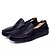 preiswerte Herrenpantoletten &amp; -slipper-Herrn PU Frühling / Sommer Leuchtende Sohlen Loafers &amp; Slip-Ons Blau / Braun / Schwarz