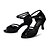 cheap Latin Shoes-Women&#039;s Dance Shoes Latin Shoes Sandal Sneaker Buckle Stiletto Heel Customizable Black / Brown / Silk / Leather / Professional