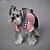 Χαμηλού Κόστους Ρούχα για σκύλους-Γάτα Σκύλος Φόρμες Καρό / Τετραγωνισμένο Καθημερινά Χειμώνας Ρούχα για σκύλους Ρούχα κουταβιών Στολές για σκύλους Μπλε Ροζ Στολές για κορίτσι και αγόρι σκυλί Βαμβάκι XS Τ M L XL