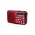 cheap Radios and Clocks-Y-869 FM Portable Radio MP3 Player TF Card World Receiver Black / Red / Blue