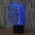 olcso Dísz- és éjszakai világítás-1set 3D éjszakai fény USB Érintésérzéklő / Színváltós Művészi / LED