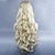 Χαμηλού Κόστους Περούκες μεταμφιέσεων-cosplay περούκα συνθετική περούκα cosplay περούκα κυματιστή κυματιστή pixie κομμένη περούκα μακριά χλωρίνη ξανθιά#613 λευκό ασημί συνθετικά μαλλιά γυναικεία πλεγμένη περούκα λευκή ισχυρή ομορφιά