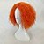 abordables Perruques de déguisement-perruque synthétique perruque cosplay afro crépus bouclés crépus bouclés afro perruque blonde courte orange cheveux synthétiques femme blonde hairjoy