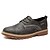 cheap Men&#039;s Oxfords-Men&#039;s Oxford / Leather / Cowhide Fall / Winter Comfort Oxfords Black / Gray / Light Brown